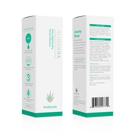 Aloe Brightening Facial Cleanser by ALODERMA - Vysn