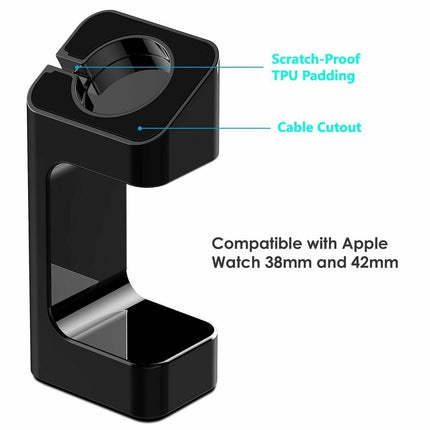 Apple Watch Charger Stand Holder Charging Dock Station iWatch 38 / 42mm US by Plugsus Home Furniture - Vysn