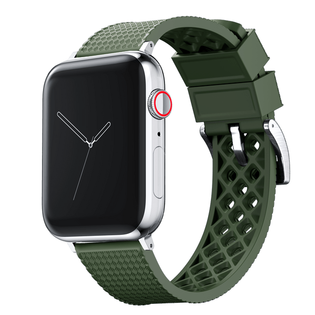 Apple Watch | Tropical-Style 2.0 | Army Green by Barton Watch Bands - Vysn