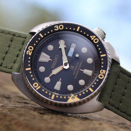 Army Green | Crafted Canvas by Barton Watch Bands - Vysn
