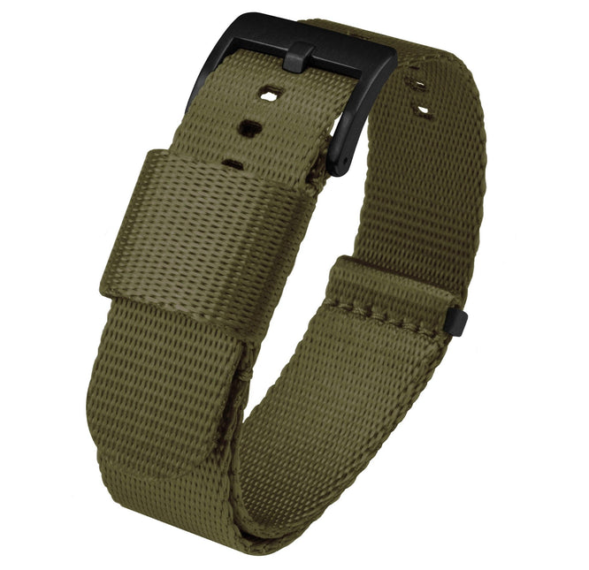 Army Green | Elite Nylon NATO® Style by Barton Watch Bands - Vysn