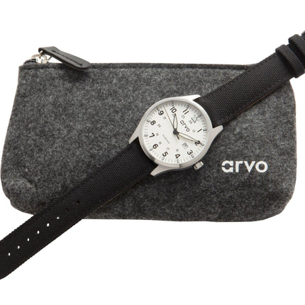 Arvo Rove Field Watch - Moon White by Arvo - Vysn