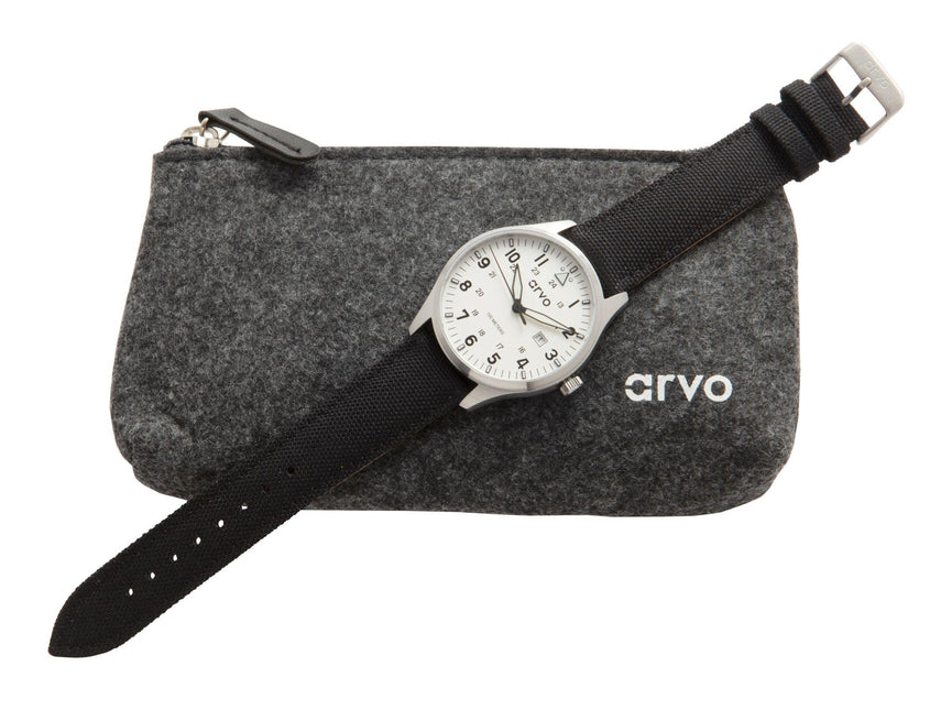 Arvo Rove Field Watch - Moon White by Arvo - Vysn
