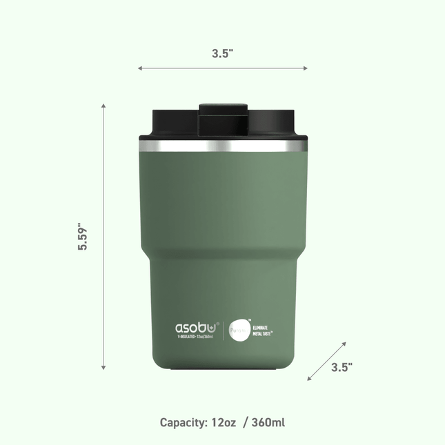 Basil Green Coffee Express Tumbler by ASOBU® - Vysn
