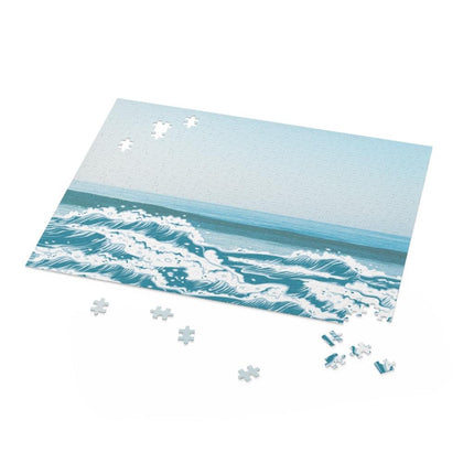 Beach Waves Jigsaw Puzzle 500-Piece by Onetify - Vysn