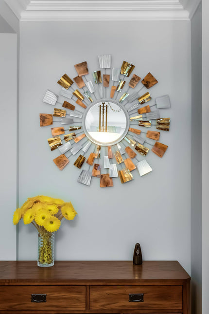 Beyond Limits Decoration Mirror by Peterson Housewares & Artwares - Vysn