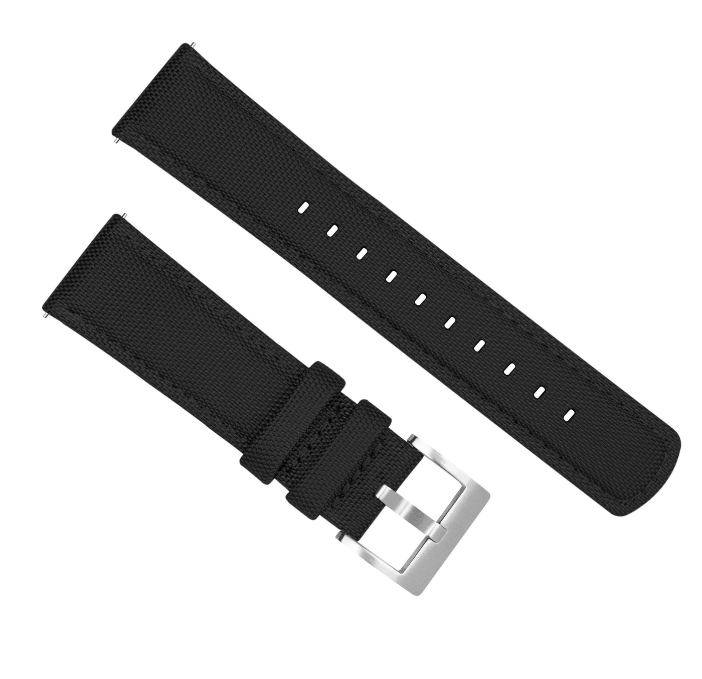 Black Sailcloth Quick Release by Barton Watch Bands · Vysn