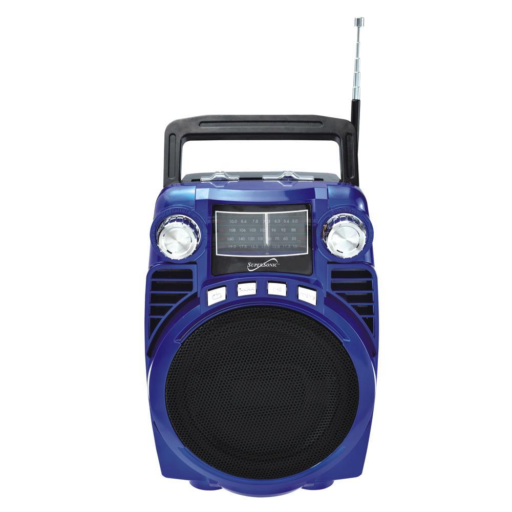 Bluetooth 4 Band Radio - Blue - VYSN