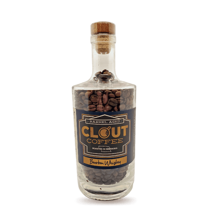 Bourbon Whiskey | Whole Bean Gift Bottle 10oz by Clout Coffee - Vysn