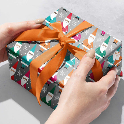 Bright Santa Christmas Gift Wrap by Present Paper - Vysn