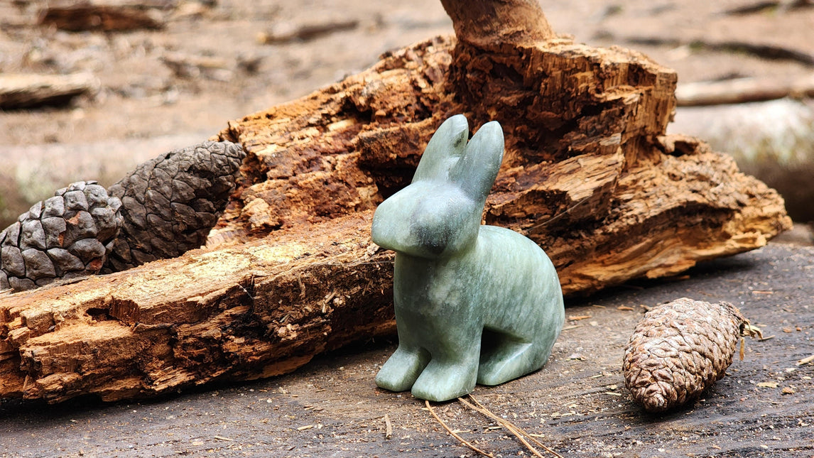 Bunny Soapstone Carving Kit: Safe and Fun DIY Craft for Kids and Adults by Brain Tree Games - Jigsaw Puzzles - Vysn