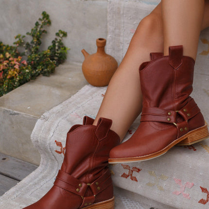 Cali Leather Boots by ELF - Vysn
