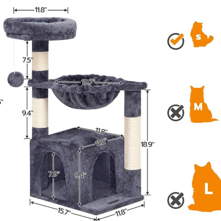 Cat Indoor Hammock Tower by Onetify - Vysn