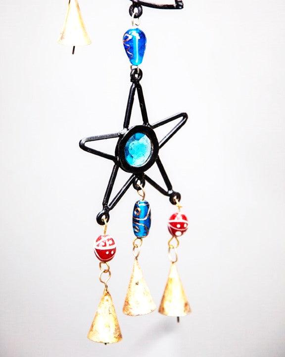 Celestial Sun and Moon Chime with Beads by OMSutra - Vysn
