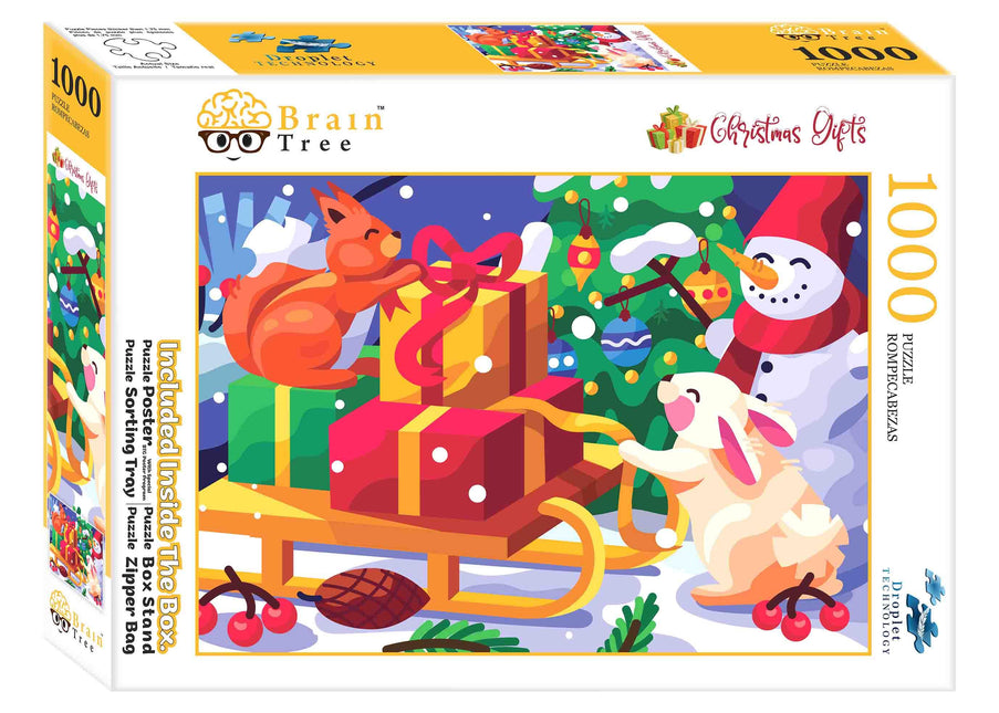 Christmas Gifts Puzzles 1000 Piece by Brain Tree Games - Jigsaw Puzzles - Vysn