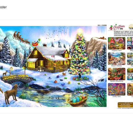 Christmas Scenery Jigsaw Puzzles 1000 Piece by Brain Tree Games - Jigsaw Puzzles - Vysn