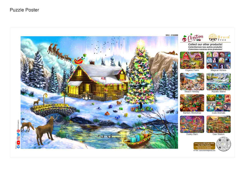 Christmas Scenery Jigsaw Puzzles 1000 Piece by Brain Tree Games - Jigsaw Puzzles - Vysn
