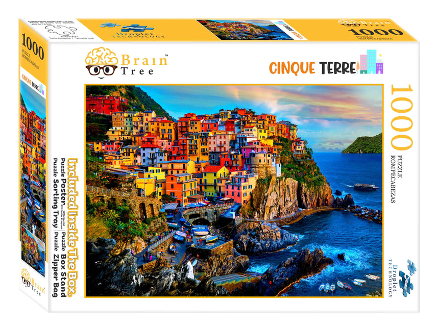 Cinque Terre Jigsaw Puzzles 1000 Piece by Brain Tree Games - Jigsaw Puzzles - Vysn