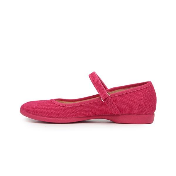 Classic Canvas Mary Janes in Fuxia by childrenchic - Vysn