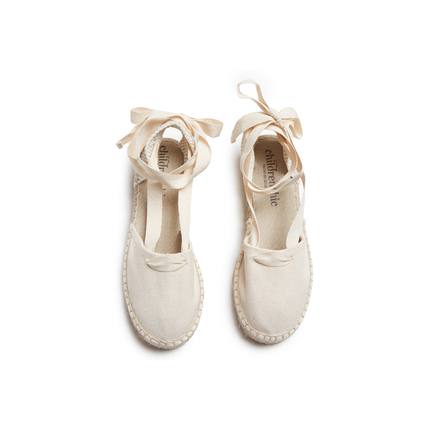 Classic Espadrilles in Cream by childrenchic - Vysn