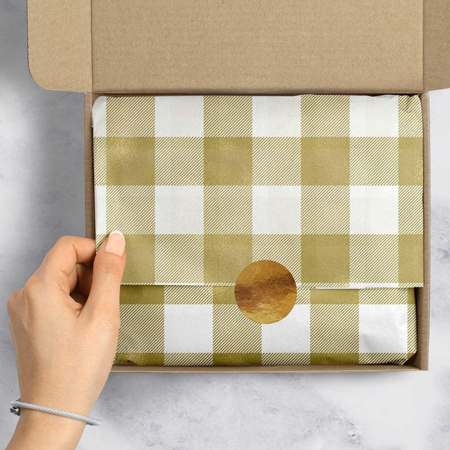 Classy Plaid 20" x 30" Gift Tissue Paper by Present Paper - Vysn