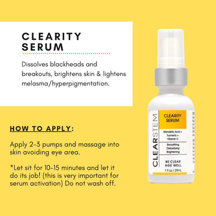 CLEARITY® - "The Blackhead Dissolver" by CLEARSTEM Skincare - Vysn