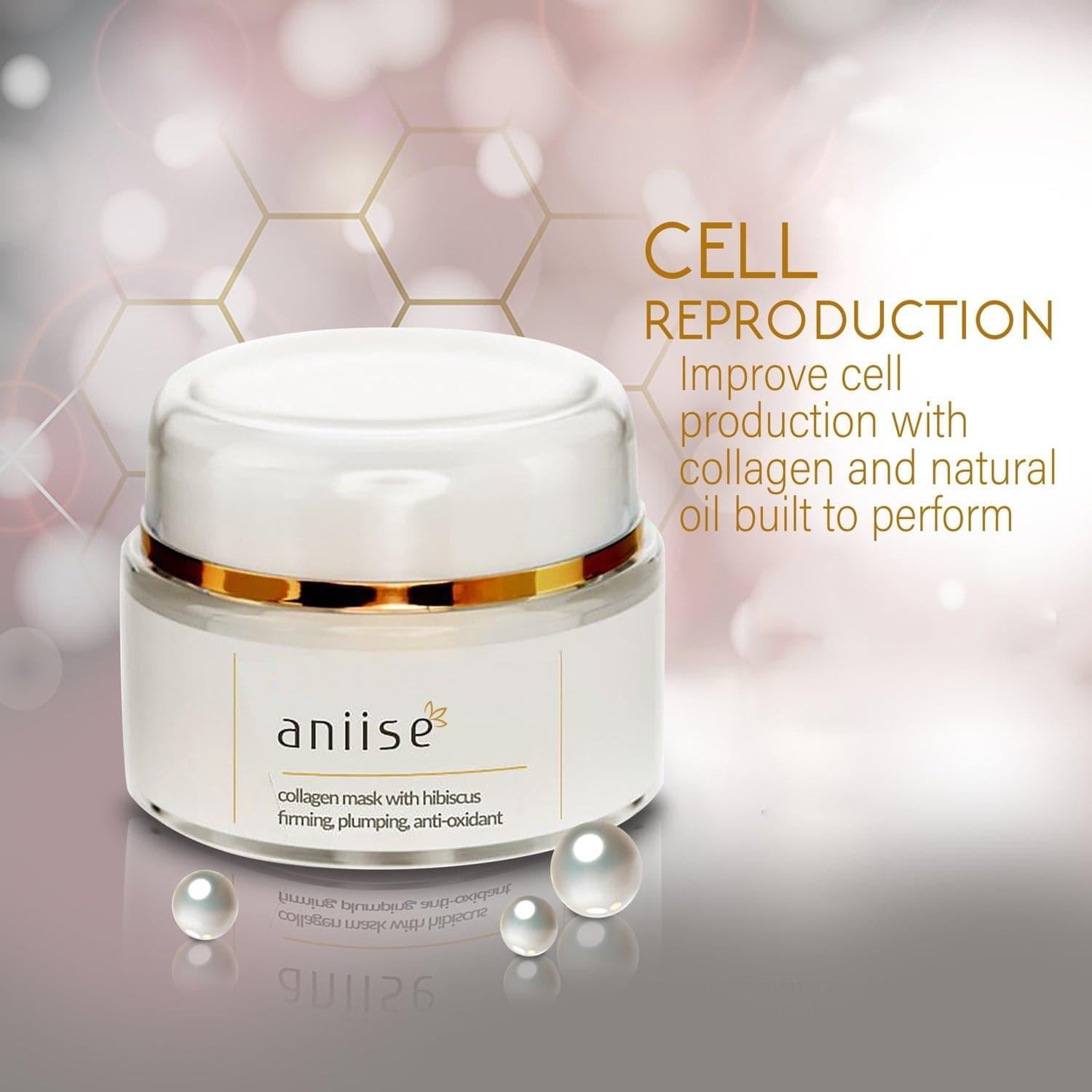 Collagen Facial Mask with Hibiscus by Aniise - Vysn