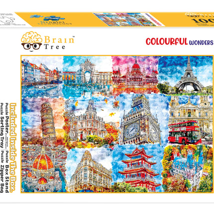 Colorful Wonders Jigsaw Puzzles 1000 Piece by Brain Tree Games - Jigsaw Puzzles - Vysn