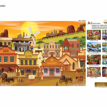 Country Cowboys Jigsaw Puzzles 1000 Piece by Brain Tree Games - Jigsaw Puzzles - Vysn