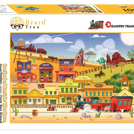 Country Train Jigsaw Puzzles 1000 Piece by Brain Tree Games - Jigsaw Puzzles - Vysn