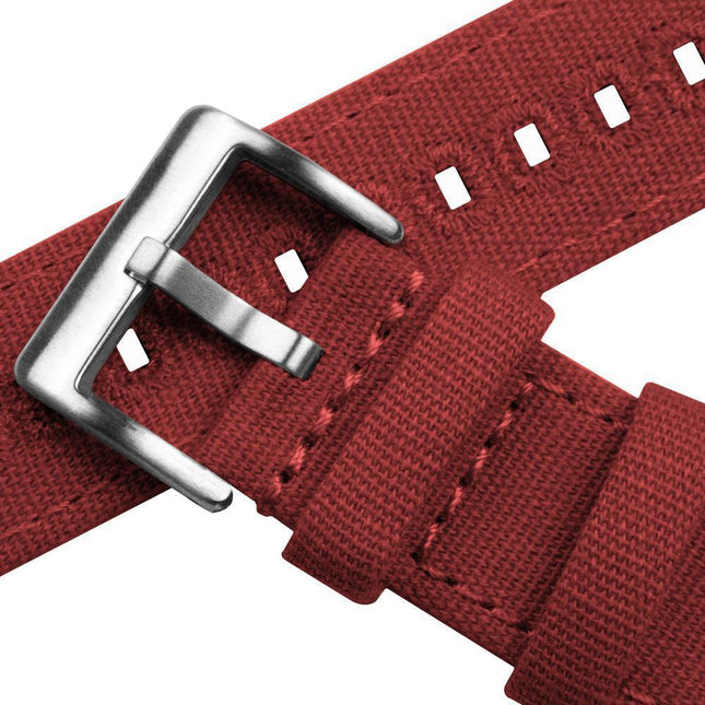 Crimson Red | Crafted Canvas by Barton Watch Bands - Vysn