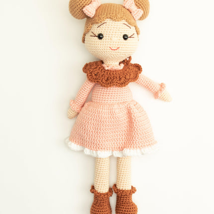 Crochet Doll - Rachel, the girl in skirt by Little Moy - Vysn