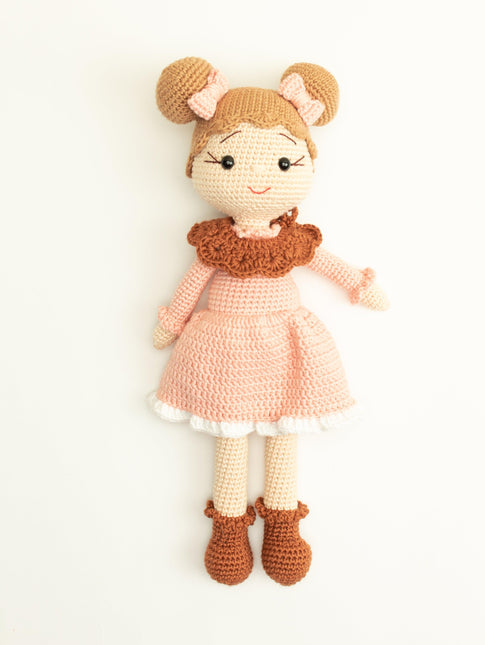 Crochet Doll - Rachel, the girl in skirt by Little Moy - Vysn