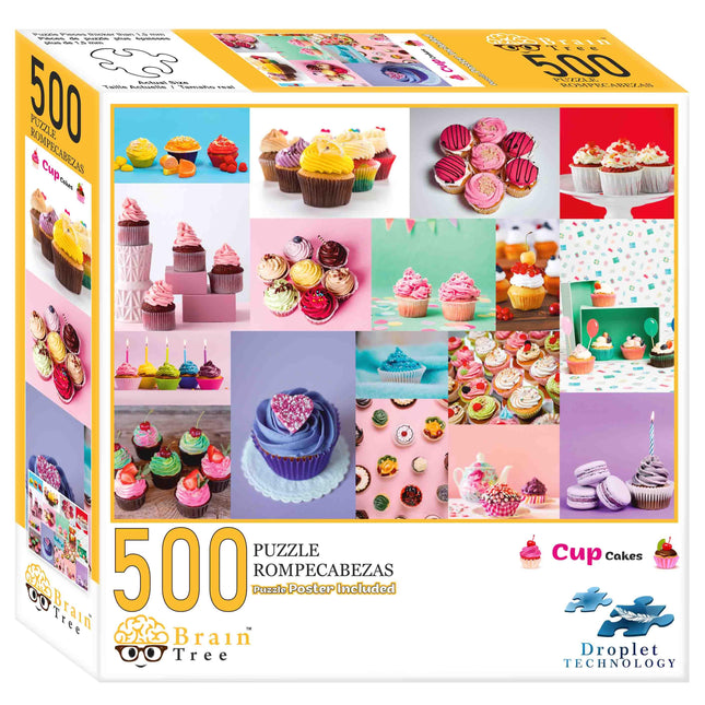 Cup Cakes 500 Pieces Jigsaw Puzzles by Brain Tree Games - Jigsaw Puzzles - Vysn