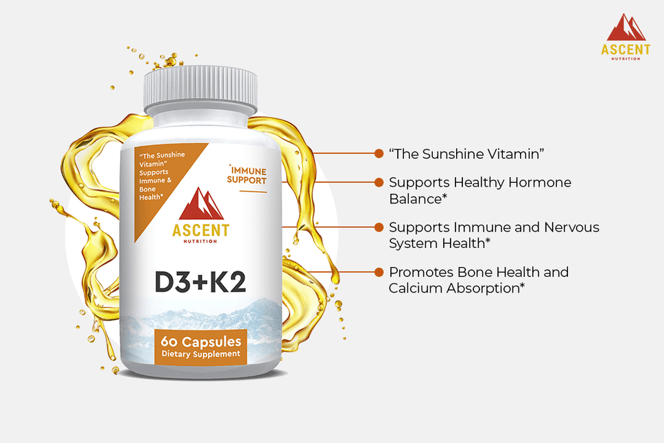D3 + K2 by Ascent Nutrition - Vysn