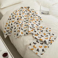 Dachshund Print Pajama Sets For Men and Women by Dach Everywhere - Vysn