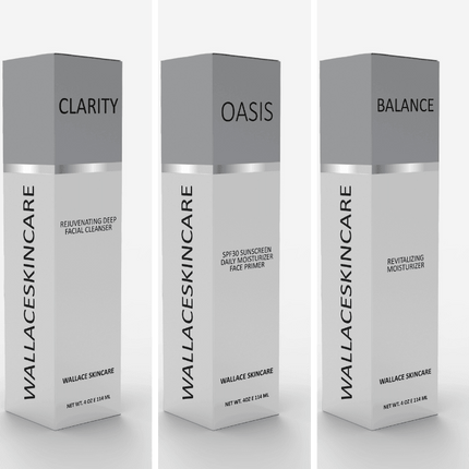 Daily Skincare Kit for Women - Clarity, Balance and Oasis by Wallace Skincare - Vysn