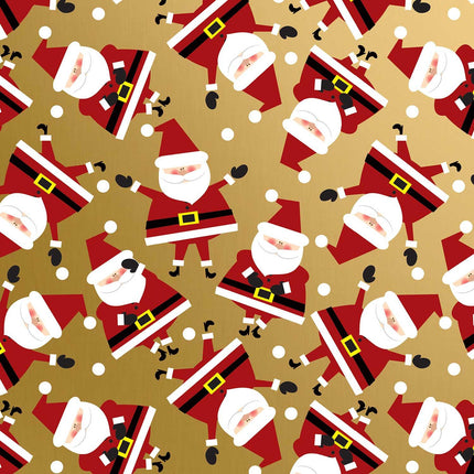 Dancing Santa Christmas Gift Wrap by Present Paper - Vysn