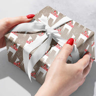 Dashing Deer Christmas Gift Wrap by Present Paper - Vysn