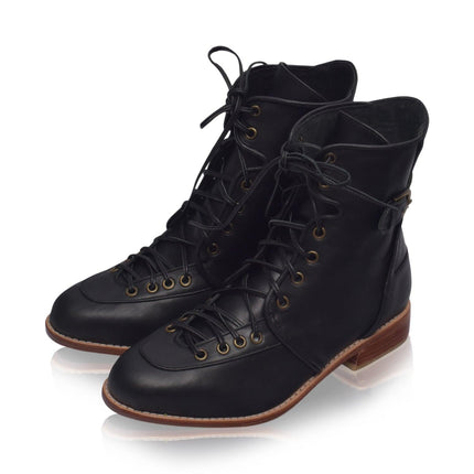 Desert Seeker Combat Leather Boots by ELF - Vysn