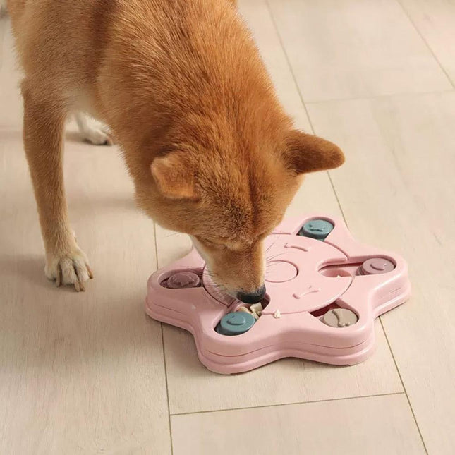 Dog Puzzle Treat Feeder Interactive Toy by Dach Everywhere - Vysn