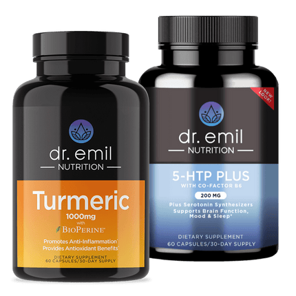 Dr. Emil's 5HTP & Turmeric Bundle by Dr Emil Nutrition - Vysn