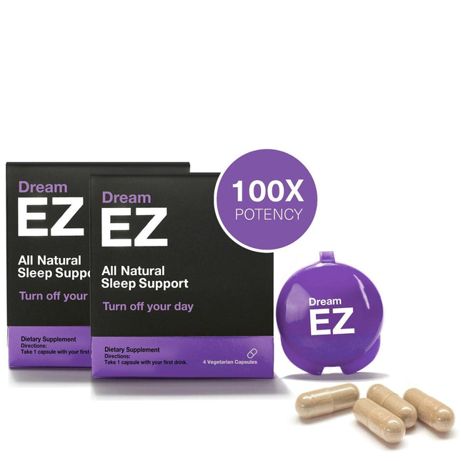 Dream EZ Sleeping Pill, Extra Strength, Valerian, Lemon Balm, Insomnia Relief | 36 CT by EZ Lifestyle - Vysn