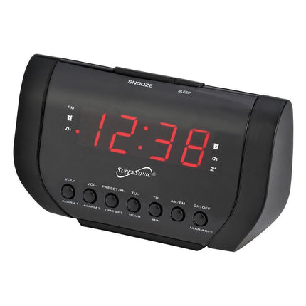 Dual Alarm Clock Radio With USB Charging Port - VYSN