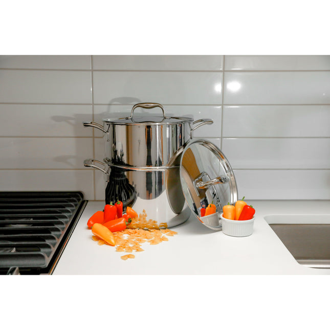 Duratux Tri-Ply Cookware Bundle by Tuxton Home - Vysn