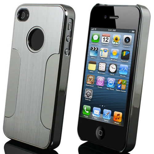 Metal Aluminum Chrome Hard Case for Apple iPhone 5 - Silver
