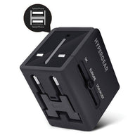 All-in-one World Travel Adapter Black