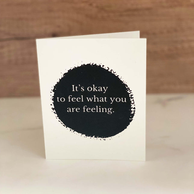 Eco Friendly Card - Feel your feelings by Soothi - Vysn