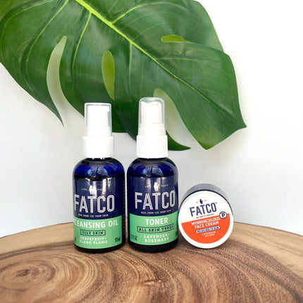 Facial Skincare Basics | Travel Size, Oily Skin by FATCO Skincare Products - Vysn
