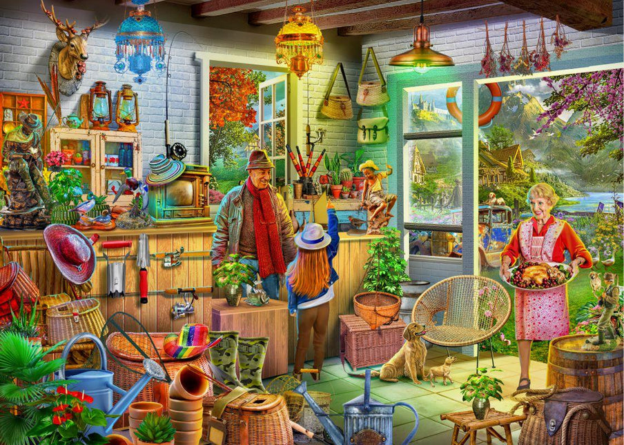 Fishing Shed Jigsaw Puzzles 1000 Piece by Brain Tree Games - Jigsaw Puzzles - Vysn